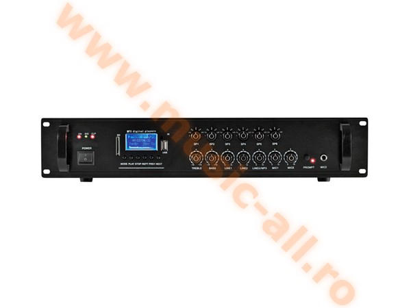 SD-6240B amplificator linie 100v 240W BT 6 zone