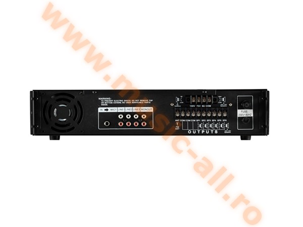 SD-6240B amplificator linie 100v 240W BT 6 zone