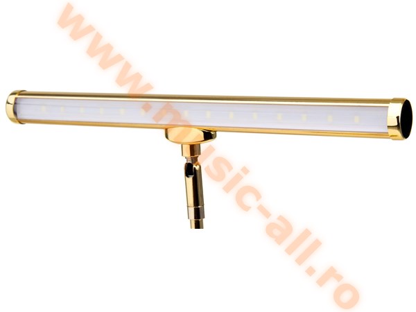 Showlite LED Piano Light Gold glossy