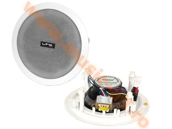 PAS568B - 100V PA CEILING SPEAKER 6 inch COAXIAL