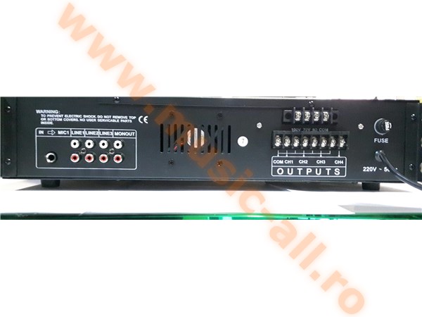 SD-6120B amplificator linie 100v 120W BT 6 zone