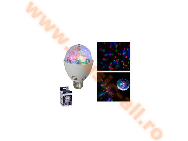 ASTRO-MINI- BEC LED RGB 3W E27/230V CAP ROTATIV