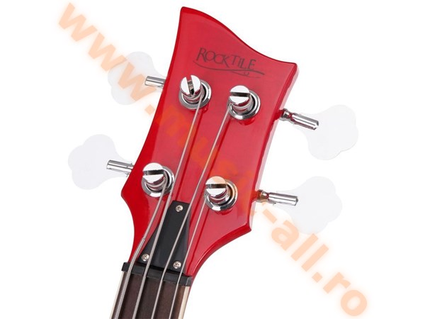 Rocktile Redneck Electronic Bass Red Sunburst