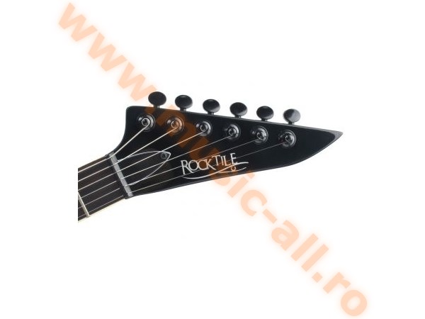 Rocktile Pro J150-TB Electric Guitar Transparent Black