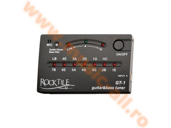 Rocktile GT-1 Tuner for Guitars / Bass Guitars