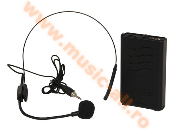 PORT225VHF-BT BOXA PORTABILA ACTIVA 2X10 inch/25CM 300W RMX USB/SD/BT/VHF