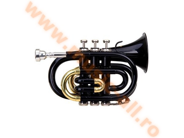 Classic Cantabile Brass TT-400 Bb Pocket Trumpet Black