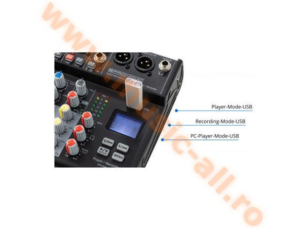 Mixer Pronomic B-803, Bluetooth, Usb