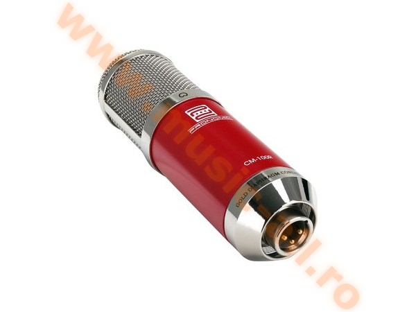 Pronomic CM-100R Large Diaphragm Studio Microphone rosu
