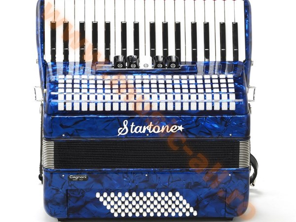 Startone Piano Accordion 72 Blue
