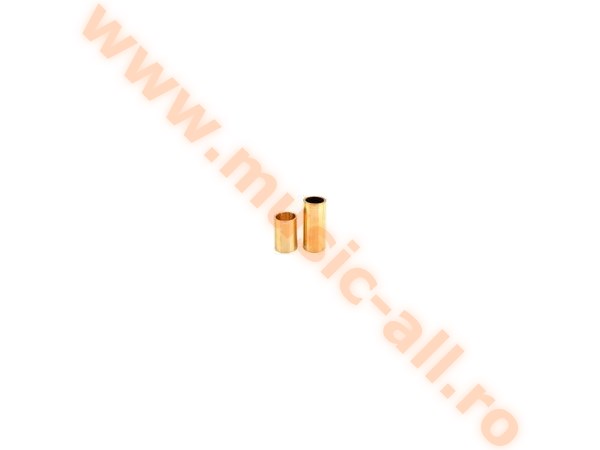 Rocktile brass slide (bottleneck) pair consisting of 4cm and 6cm length