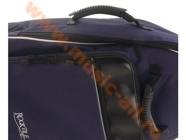 Rocktile 3/4 & 7/8 Classical Guitar Gig Bag Padded + Backpack Straps Blue