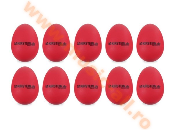 10 x Kirstein ES-10R Egg Shaker rot Set