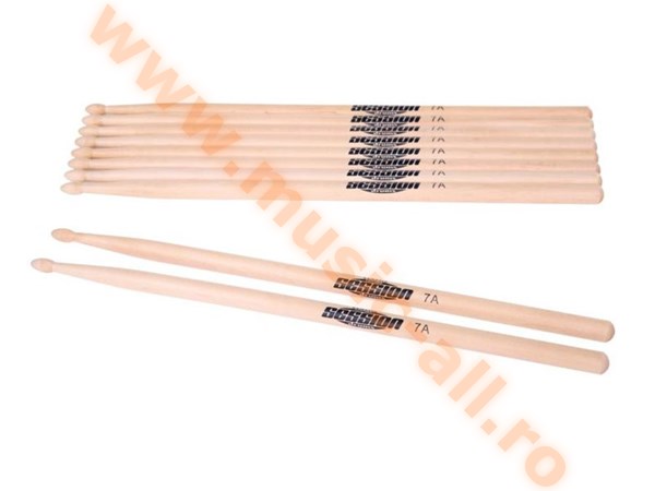 XDrum Drum Sticks 7A Wood Tip 5 pairs