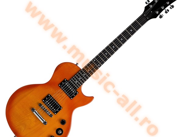 McGrey Rockit E-Gitarre Single Cut-Komplettset Orange Burst