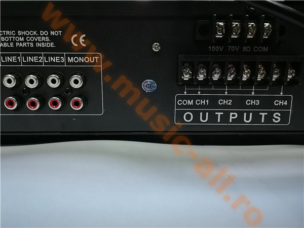 SD-4650B amplificator linie 100v 650W  BT 6 zone
