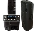 PORT238VHF-BT BOXA PORTABILA ACTIVA 2X15 inch/38CM 500W RMS USB/SD/BT/VHF