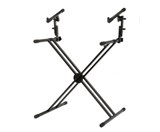 Classic Cantabile 2 Layer Double-X Keyboard Stand