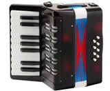 Classic Cantabile Bambino Children's accordion, black, 8 basses