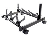 Rocktile Triple Multi Guitar Stand With Wheels For Electric And Acoustic Guitars