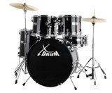 XDrum Semi 22" Standard DrumSet Black