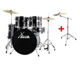 XDrum Semi 22" Standard Drumset Midnight Black SET