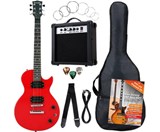 Rocktile Banger's Pack Single Cut E-Gitarren Set, 7-teilig Red