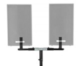 Pronomic BAT-02 T-speaker stand fork for 2 speaker stand adapter