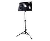 Classic Cantabile Orchestra Music Stand Perforated Metal Plate Heavy Negru