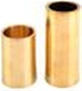 Rocktile brass slide (bottleneck) pair consisting of 4cm and 6cm length