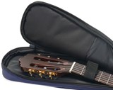 Rocktile 3/4 & 7/8 Classical Guitar Gig Bag Padded + Backpack Straps Blue