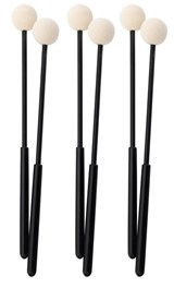 XDrum MM4 xylophone/vibraphone felt, 3 pairs plastic handle, ideal as Orff Mallets