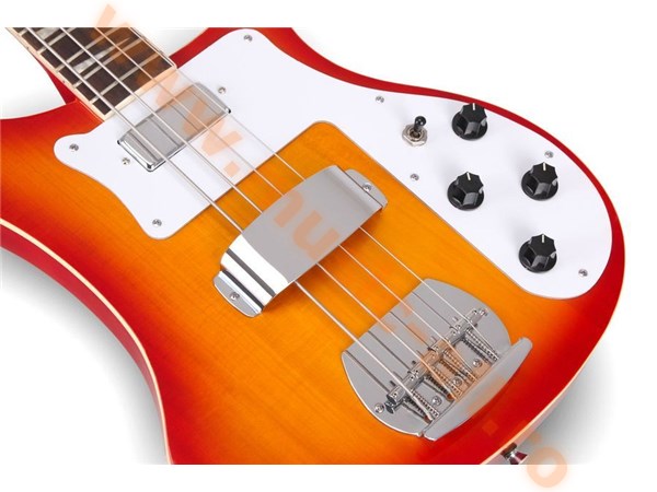 Rocktile Redneck Electronic Bass Red Sunburst