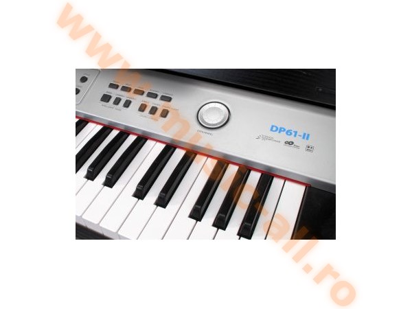 FunKey DP-61 II Digital Piano with stand Black