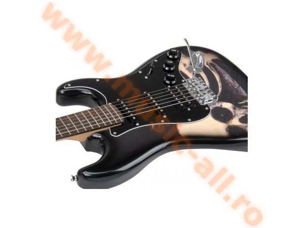 Rocktile Pro ST60-SK Electric Guitar Skull