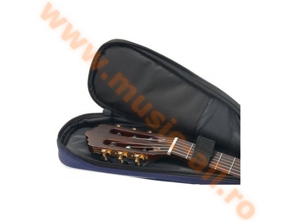 Rocktile 1/2 Classical Guitar Gig Bag Padded + Backpack Straps Blue