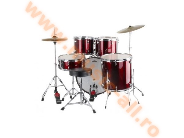 Semi XDrum 20" Studio Drum Set Red