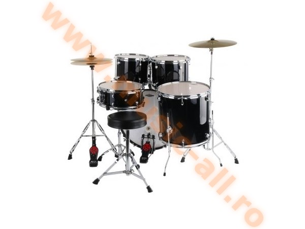 XDrum Semi 22" Standard DrumSet Black