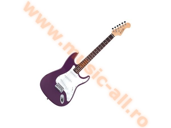 Rocktile Banger's Pack E-Gitarren Set, 8-teilig Purple