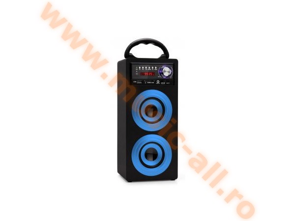Lacoon Beachside portable Bluetooth Speaker USB, SD, AUX, FM/AM Blue