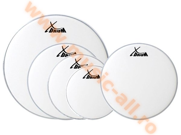 XDrum Coated Drum Head Set 10" 12" 14" 20" + 14"