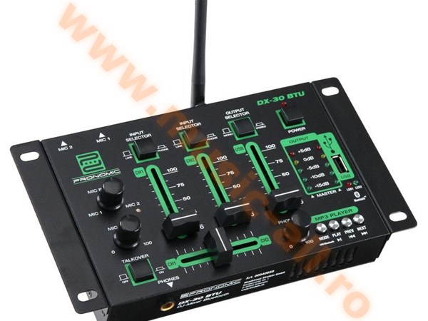 Pronomic DX-30 BTU DJ mixer with Bluetooth