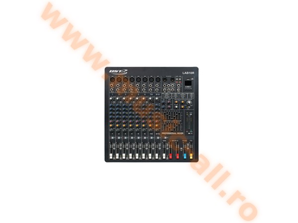 LAB10R-Mixer DJ BST Phantom, 10 canale, 48 V, USB