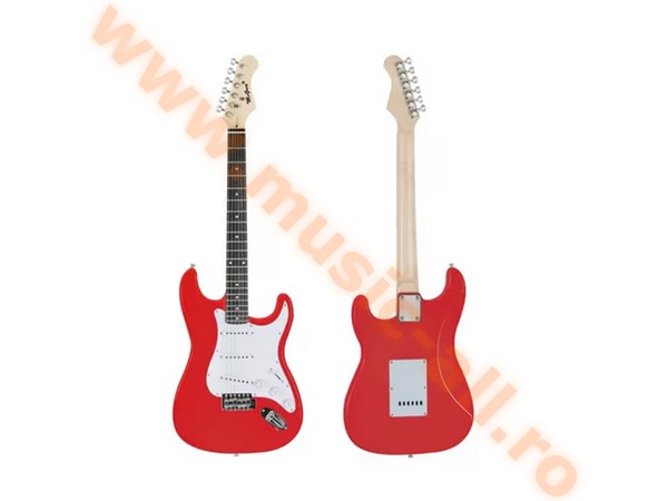 Set Chitara Electrica McGrey Rockit Fiesta Red