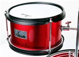 XDrum Junior KID'S Drum Kit incl. DVD red