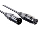 Pronomic stage XFXM-1 microphone cable XLR 1 m black