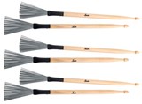 Set of 3 XDrum WTD-1L Wire Tap Drumstick Brushes long dual purpose as brush or stick